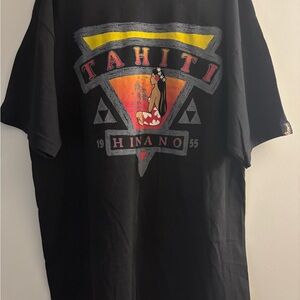 Black Tahiti Graphic Short Sleeve Tee